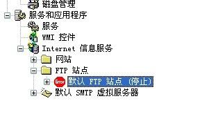 解決Internet信息服務默認FTP站點停止且無法啟動的問題